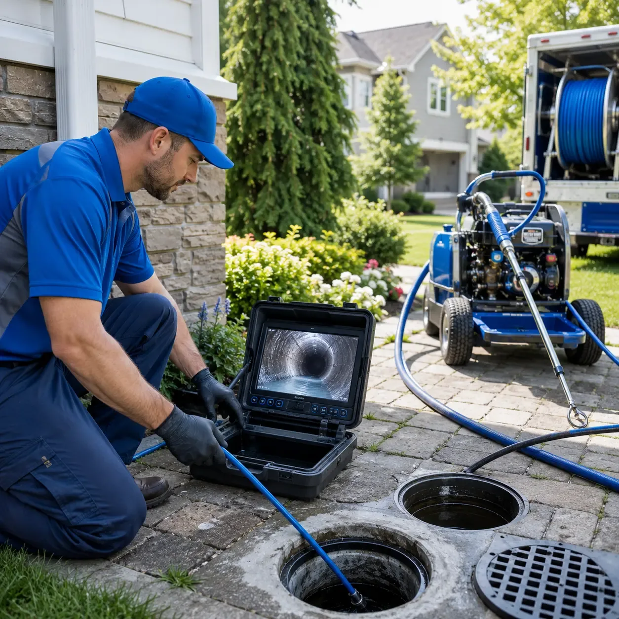 Outdoor drain cleaning professionals serving Montegut, LA